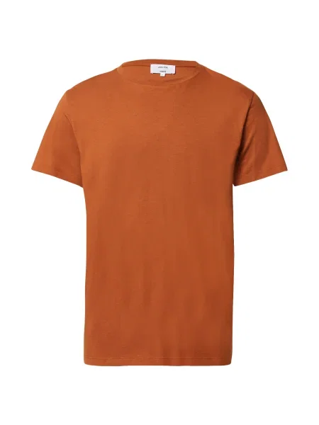 DAN FOX APPAREL Tricou Piet coniac maro