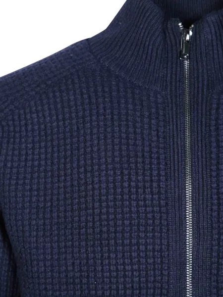 Cardigan Altea tricotate albastru