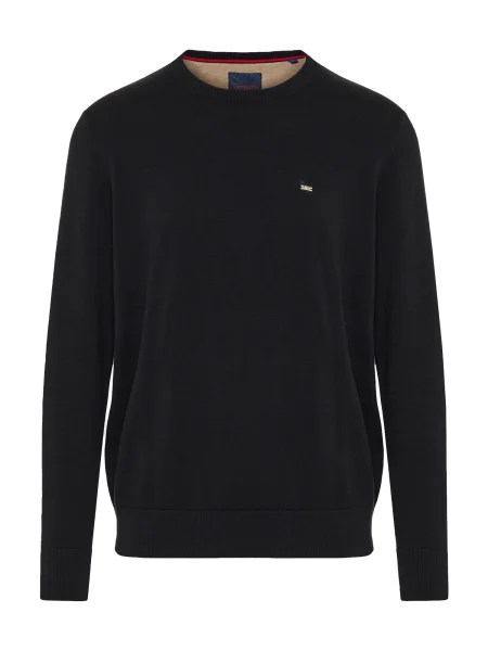 Funky Buddha Pulover negru