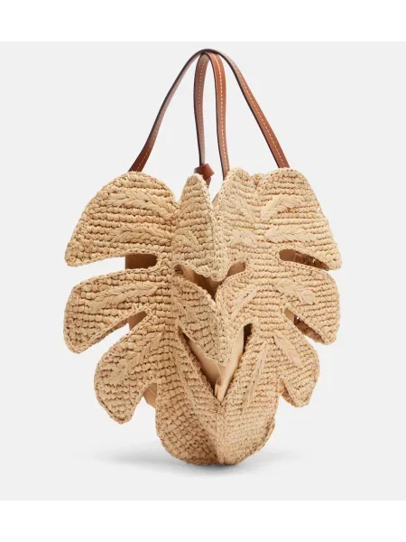Top Staud din piele bej