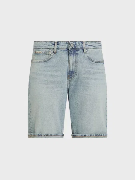 Короткі джинсові шорти Calvin Klein Jeans блакитні