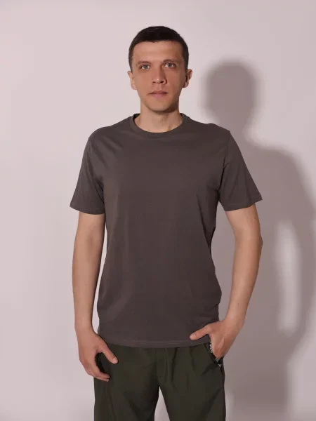 Футболка LUMO віскоза/поліестер сірий