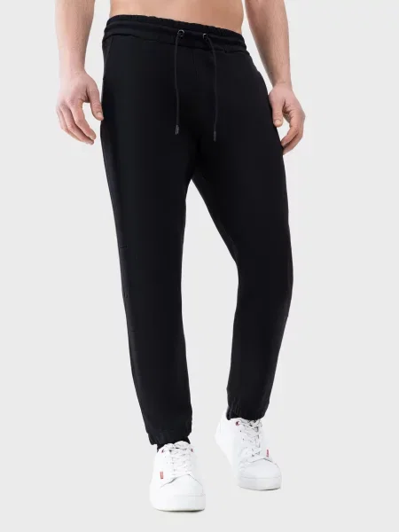 Штани спортивні AVECS бавовна/поліестер чорний