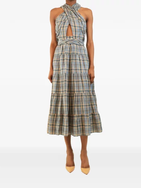 Rochie midi Ulla Johnson albastru