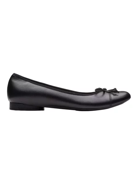 Balerinki Clarks skórzane czarne