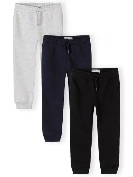 MINOTI Pantaloni albastru marin / gri deschis negru