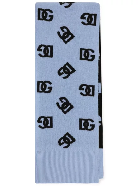 Fular Dolce & Gabbana tricotate albastru