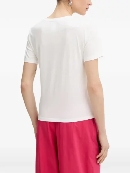 Tricou Twinset cu model floral alb