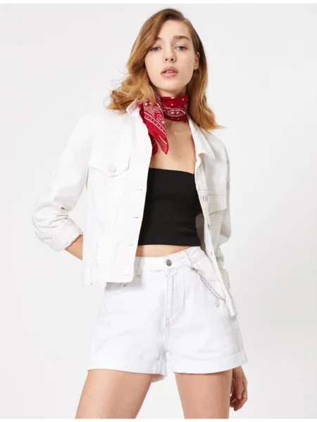 Bermudy Koton białe