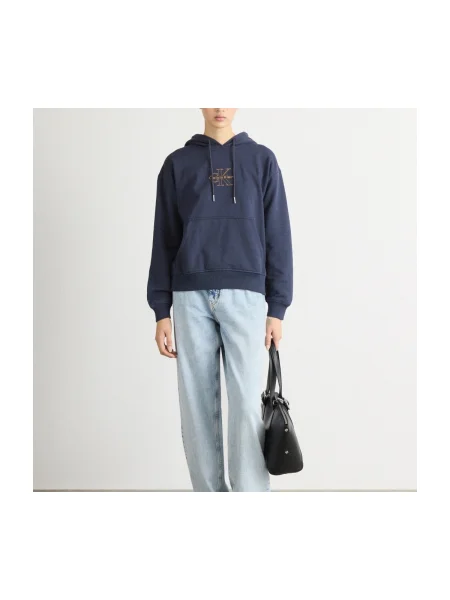 Geacă de blugi Calvin Klein Jeans albastru