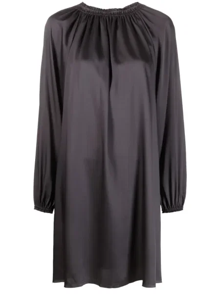 Rochie maxi Blanca Vita lungă de costum gri