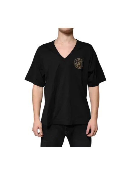 Koszulka Dolce And Gabbana z logo czarna