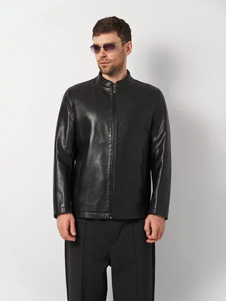 Кожаная куртка Ricco Grande черная