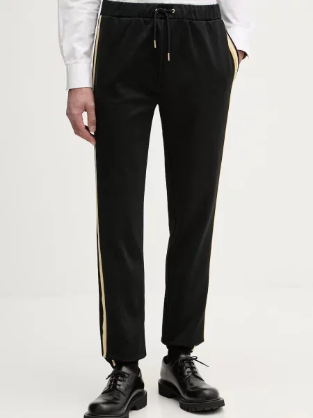 Fred Perry donji dio trenirke za muškarce crna