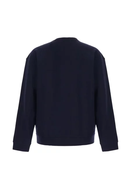 Pulover Giorgio Armani cu broderie albastru