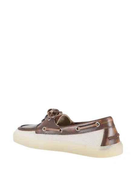 Loaferice Copenhagen Studios s vezicama s čipkom smeđa