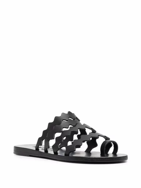 Sandale Ancient Greek Sandals din piele negru