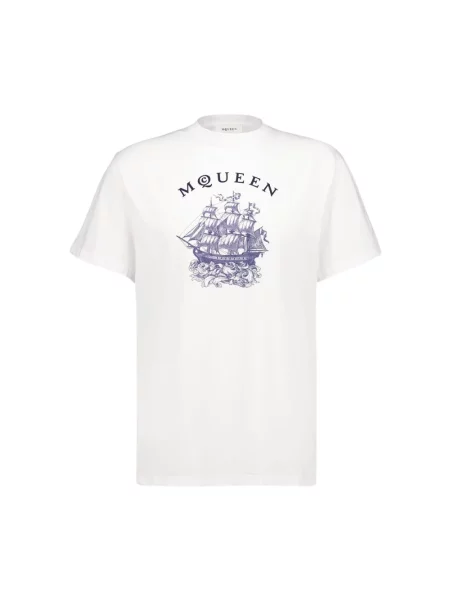 Koszulka Alexander Mcqueen biała
