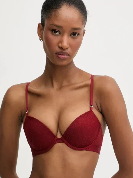 Сутиен Calvin Klein Underwear винено червено