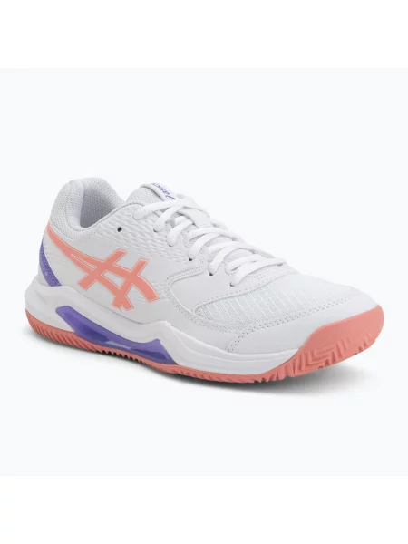 Взуття для паделу ASICS Gel-Dedicate 8 Padel W white/guava білі
