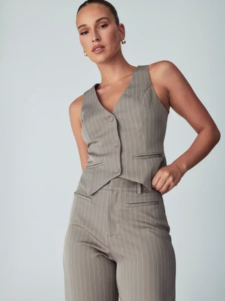 Willa Vestă de costum KATHERINE bej alb