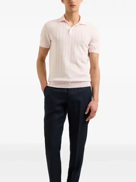 Tricou polo Orlebar Brown roz