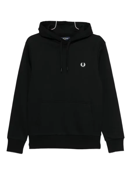 Hanorac cu glugă Fred Perry negru