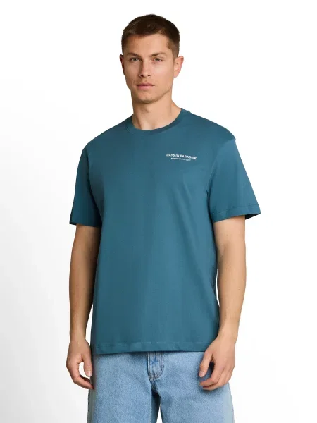 TOM TAILOR DENIM Tričko opálová / svetlomodrá ružová zelená