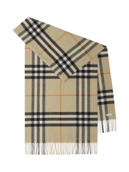 Kašmyro pledas plačiakojis šalikas Burberry