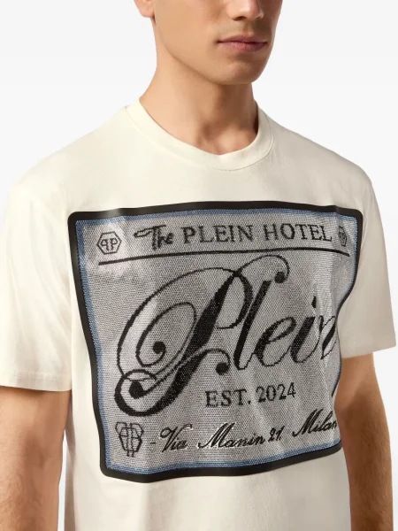 Tricou Philipp Plein alb