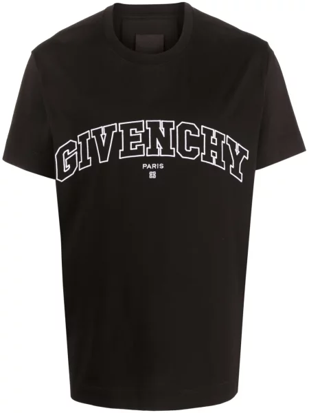 Tricou Givenchy cu broderie negru