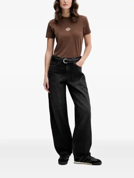 Blugi cu picior larg Dickies cu autograf negru