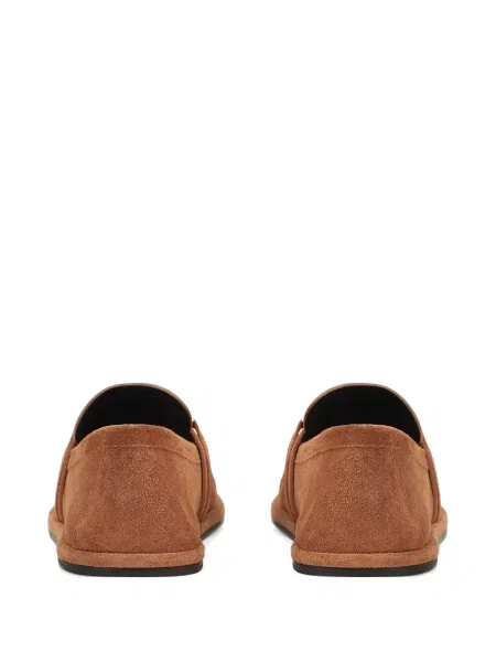 Pantofi loafer Sergio Rossi cu autograf maro