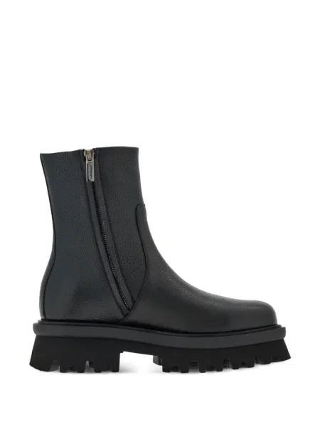 Cizme scurte Ferragamo din piele negru