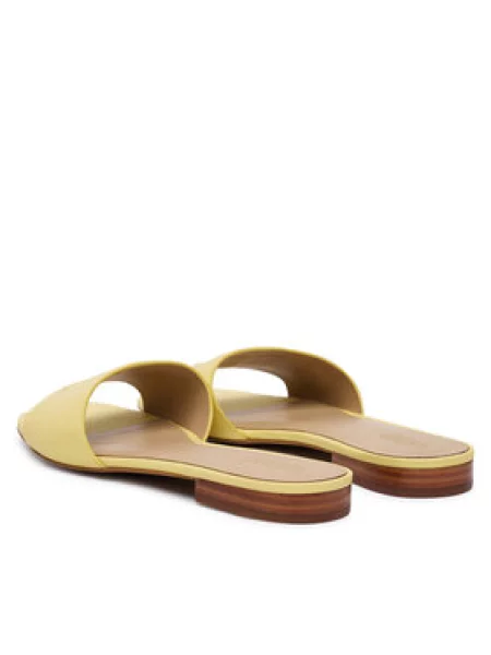 Pantofle Lauren Ralph Lauren žluté