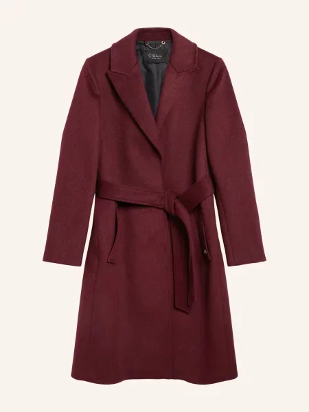 S.Oliver Black Label Kabát fuchsiová černý
