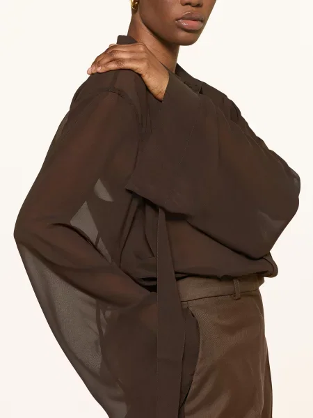 The Frankie Shop Bluzka Koszulowa Verlin braun