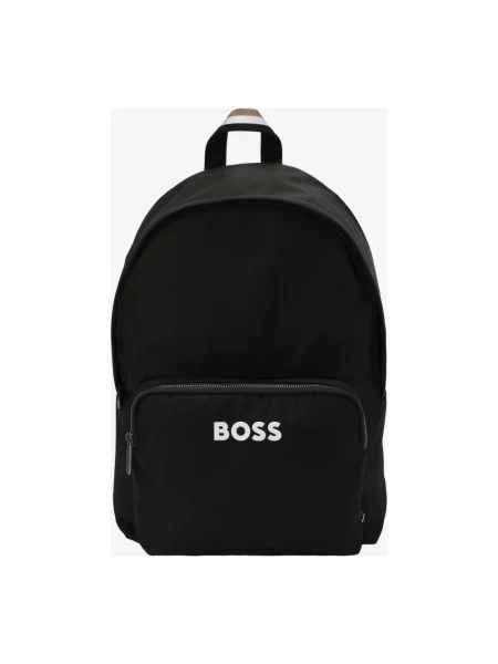 Plecak Hugo Boss z nadrukiem czarny