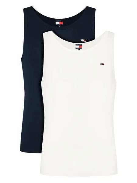 Тениска Tommy Jeans 2 броя тъмносиньо