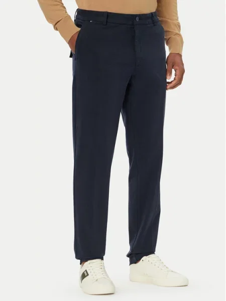 BOSS Pantaloni chino Bleumarin Modern Fit