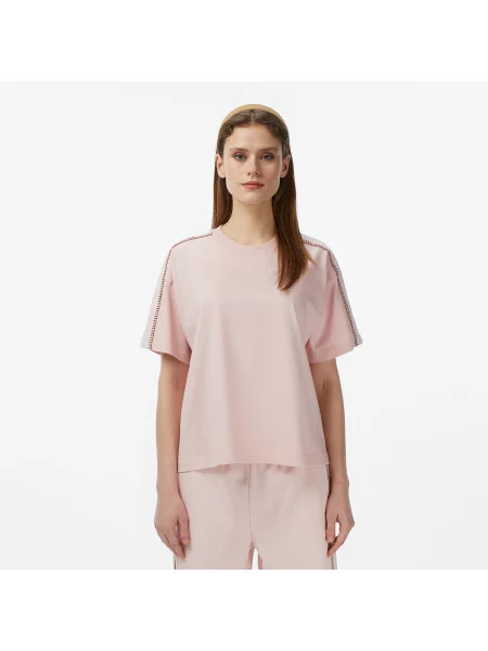 Футболка Lacoste розовая