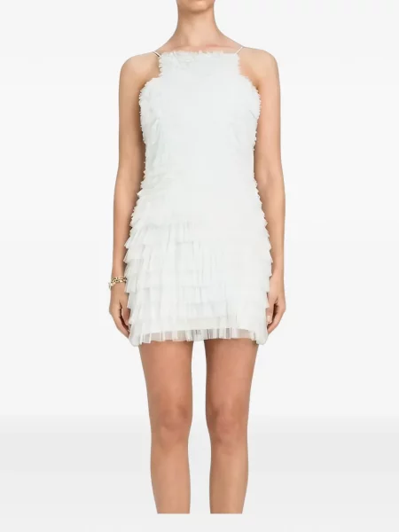 Rochie mini Twinset cu volane albastru