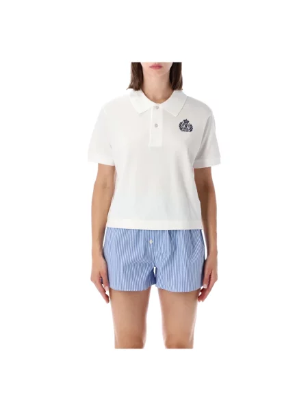Koszulka polo Sporty And Rich biała