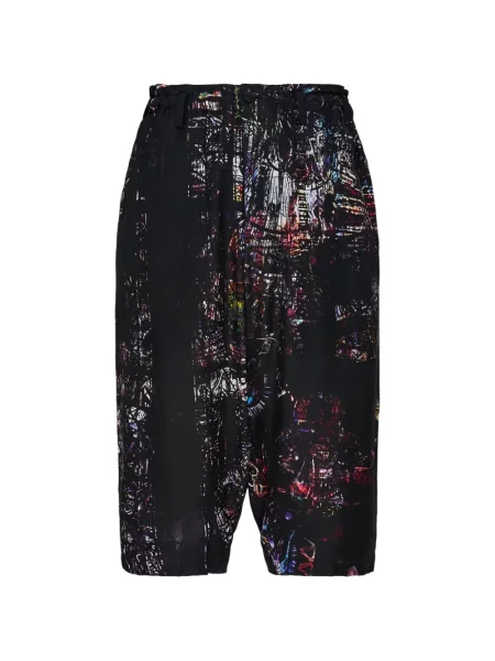 Pantaloni Yohji Yamamoto cu imagine negru
