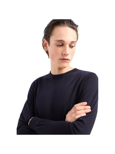 Pulover Armani Exchange de lână albastru