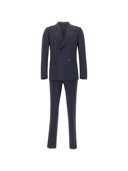 Costum Corneliani cu două rânduri de nasturi albastru