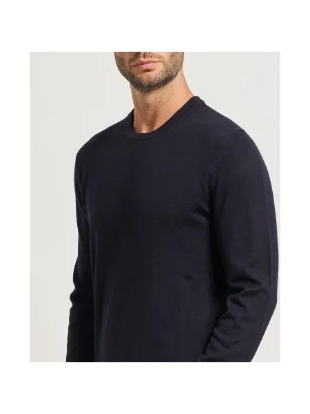 Sweter Armani Exchange wełniany niebieski