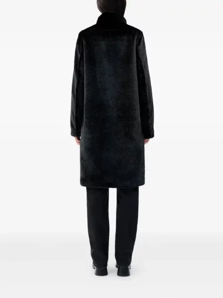 Palton de blană Unreal Fur negru