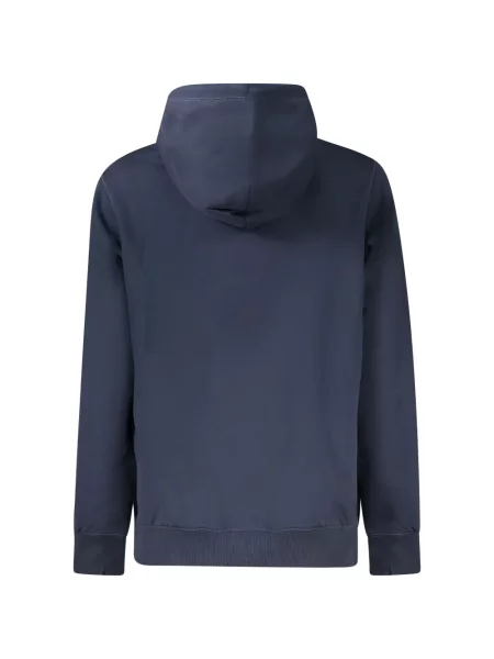 Hanorac cu glugă Tommy Hilfiger cu imagine albastru