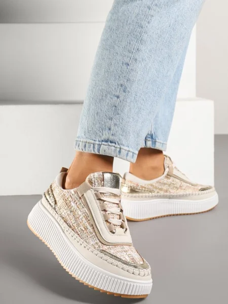 Sneakers Ulandrelia închis bej